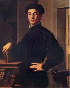 BRONZINO, Agnolo Portrait of a young man china oil painting reproduction